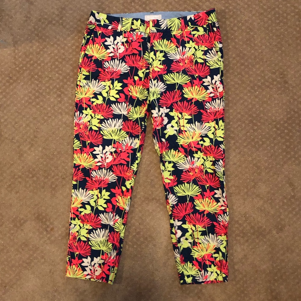 Banana Republic Floral Pattern Slacks